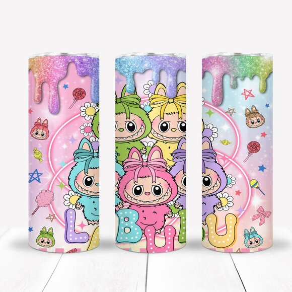 Cartoon Monster Dolls Tumbler Set, Birthdays, Christmas, Girls Gifts - Picture 1 of 3